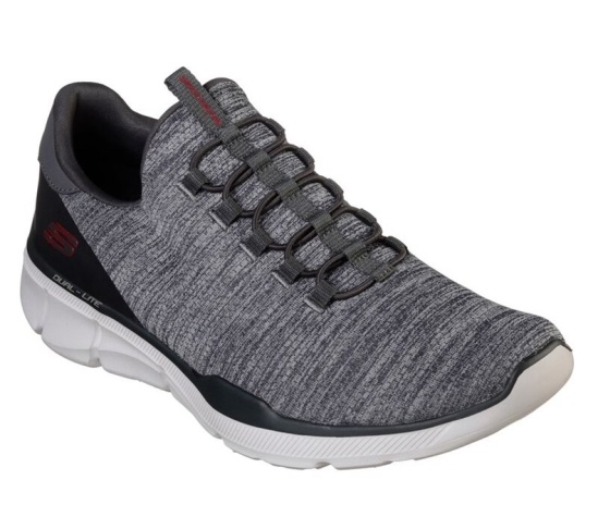Skechers Relaxed Fit: Equalizer 3.0 - Emrick Slip On Panske Tmavo Siva | 417-WDZGYO