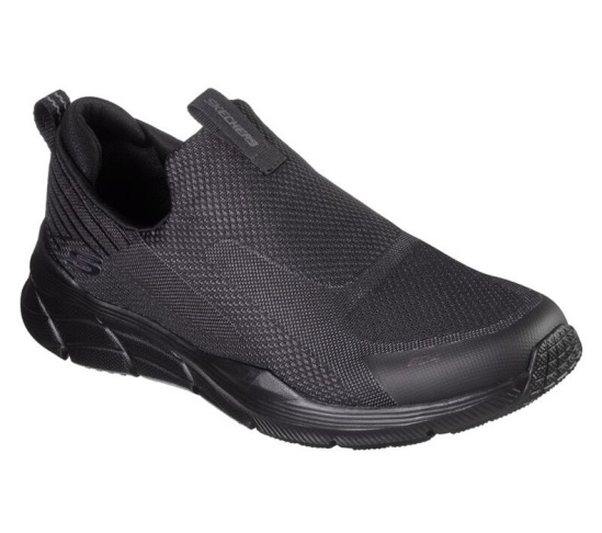 Skechers Relaxed Fit: Equalizer 4.0 - Baylock Slip On Panske Čierne | 416-YMQCVG