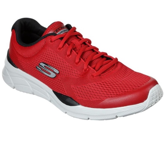 Skechers Relaxed Fit: Equalizer 4.0 - Generation Tenisky Panske Červené / Čierne | 194-MUSTFD