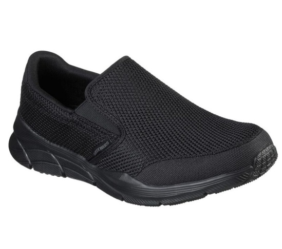 Skechers Relaxed Fit: Equalizer 4.0 - Krimlin Slip On Panske Čierne | 206-YDOKLT