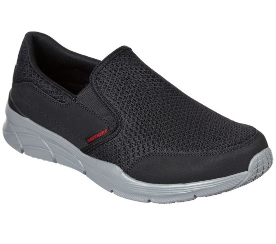 Skechers Relaxed Fit: Equalizer 4.0 - Persisting Slip On Panske Čierne / Siva | 964-ZWYUTF