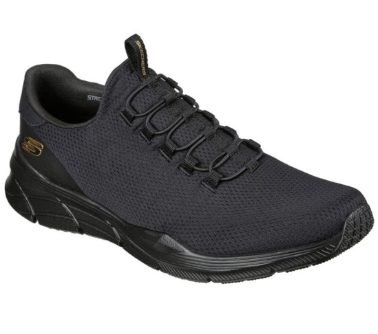 Skechers Relaxed Fit: Equalizer 4.0 - Voltis Slip On Panske Čierne | 402-HKSRVA