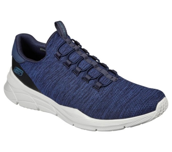 Skechers Relaxed Fit: Equalizer 4.0 - Voltis Slip On Panske Námornícka Modrá / Modre | 958-FTAEGO