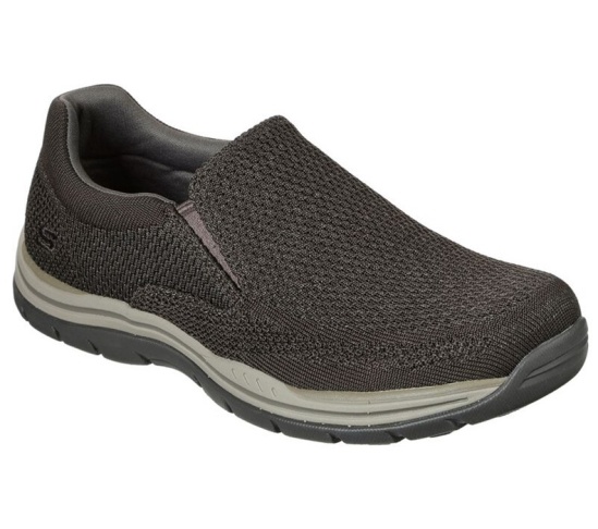 Skechers Relaxed Fit: Expected - Gomel Slip On Panske Olivovo Zelená / Hnede | 182-QLMDCU