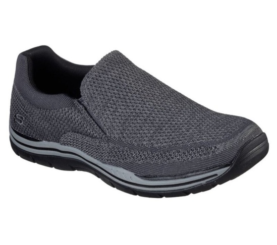 Skechers Relaxed Fit: Expected - Gomel Slip On Panske Siva | 249-WXOJQS