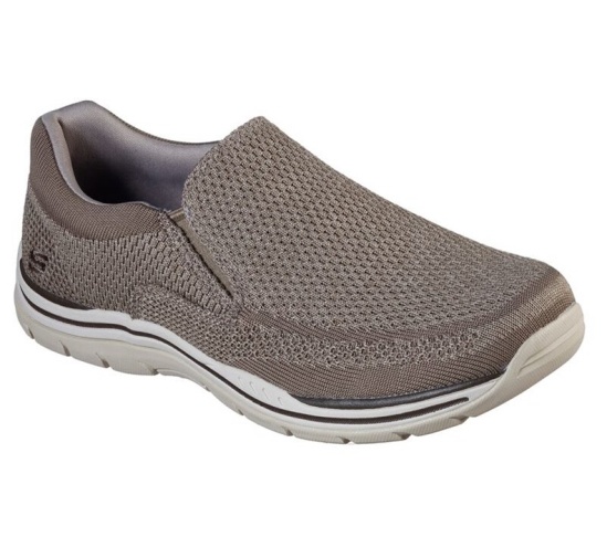 Skechers Relaxed Fit: Expected - Gomel Slip On Panske Hnedožltý | 753-WNXDBL