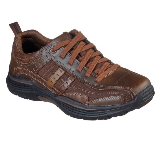Skechers Relaxed Fit: Expended - Manden Tenisky Panske Hnede | 273-GZVOLR