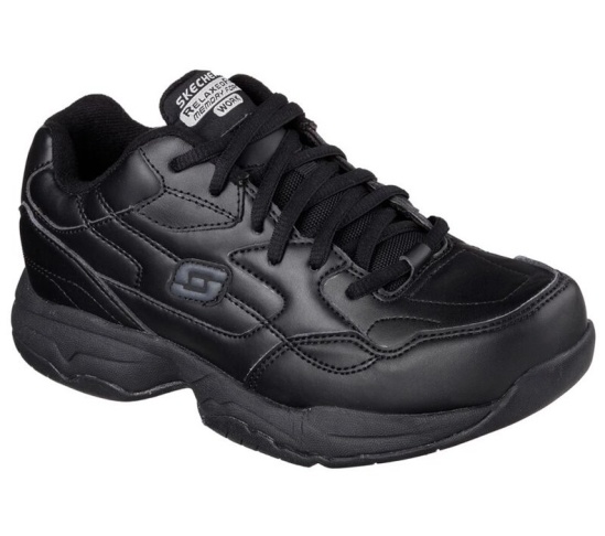 Skechers Relaxed Fit: Felton - Albie Sr Pracovne Cizmy Damske Čierne | 406-SOCYHG