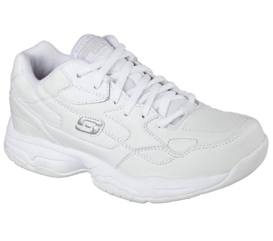 Skechers Relaxed Fit: Felton - Albie Sr Pracovne Cizmy Damske Biele | 461-AZDMIS