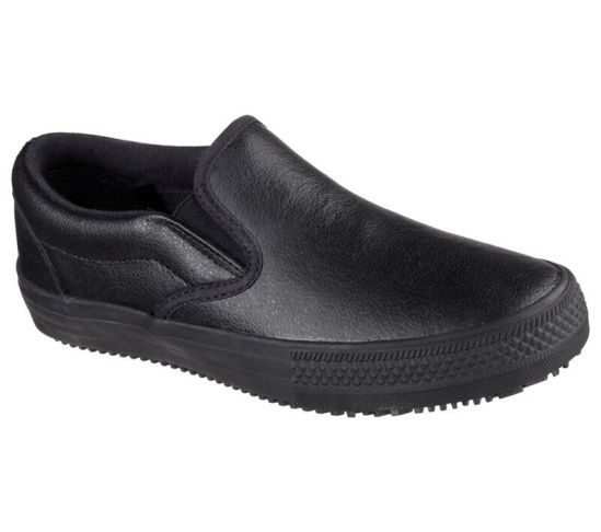 Skechers Relaxed Fit: Gibson - Brogna Sr Pracovne Cizmy Damske Čierne | 825-TLYXIN