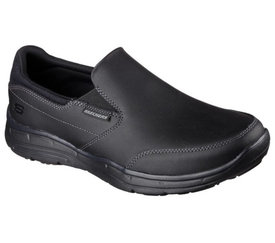 Skechers Relaxed Fit: Glides - Calculous Slip On Panske Čierne | 571-YIZGWC