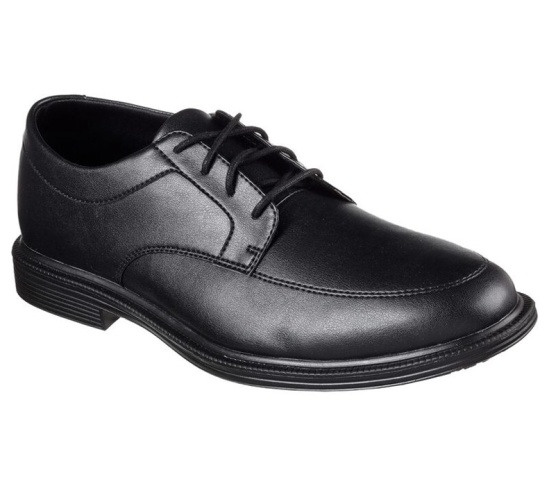 Skechers Relaxed Fit: Gretna - Maysville Sr Pracovne Cizmy Panske Čierne | 562-FOCIUM