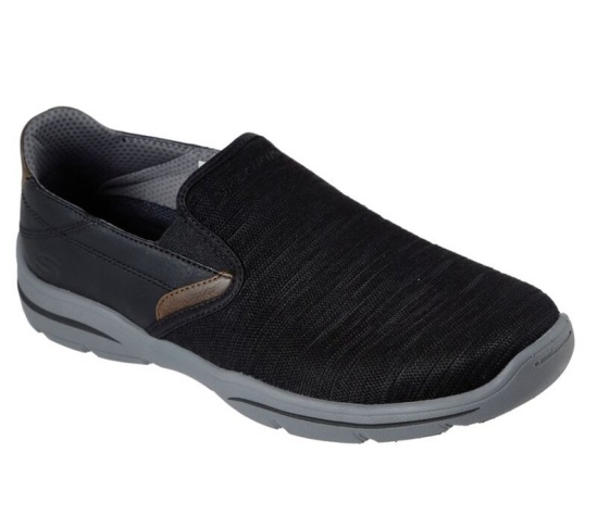 Skechers Relaxed Fit: Harper - Merson Slip On Panske Čierne | 054-XOCTIJ