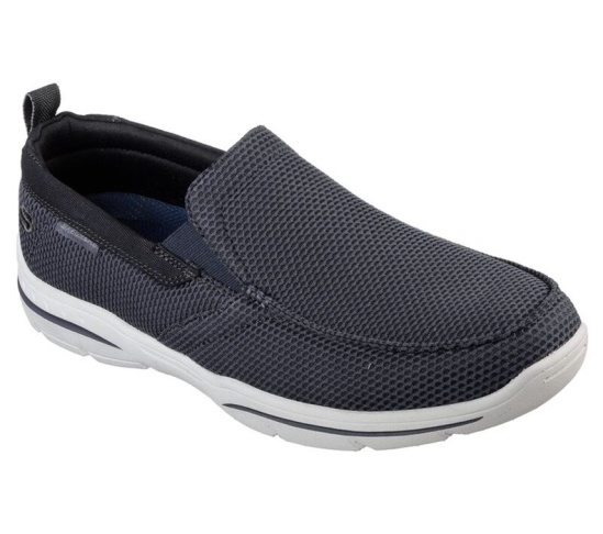 Skechers Relaxed Fit: Harper - Walton Slip On Panske Námornícka Modrá | 745-WDGIAY