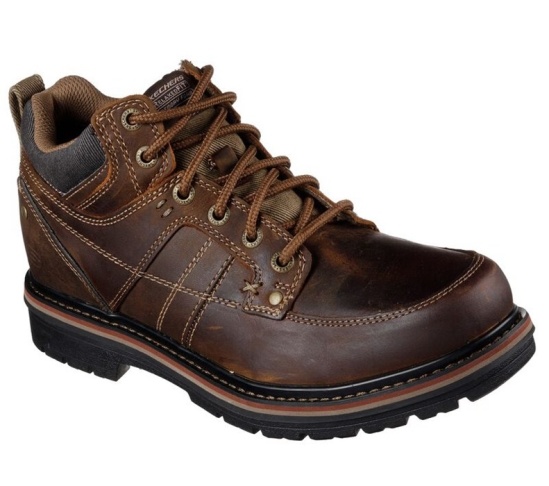 Skechers Relaxed Fit: Marcelo - Topel Cizmy Panske Hnede | 467-KMUEFT