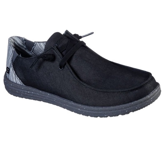 Skechers Relaxed Fit: Melson - Chad Slip On Panske Čierne | 509-EKXSRV