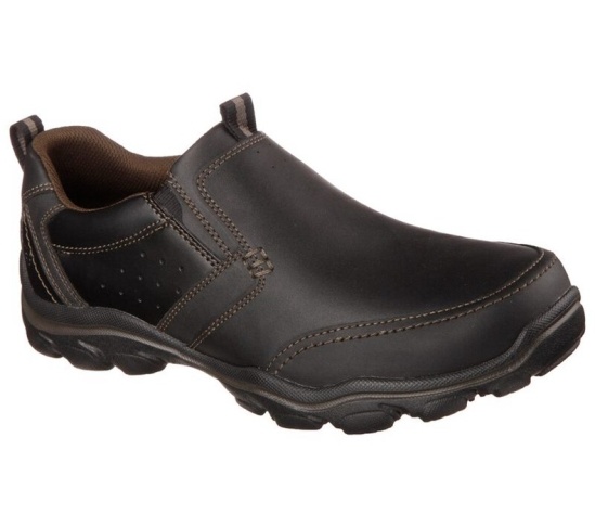 Skechers Relaxed Fit: Montz - Devent Slip On Panske Čierne | 206-WQANIF