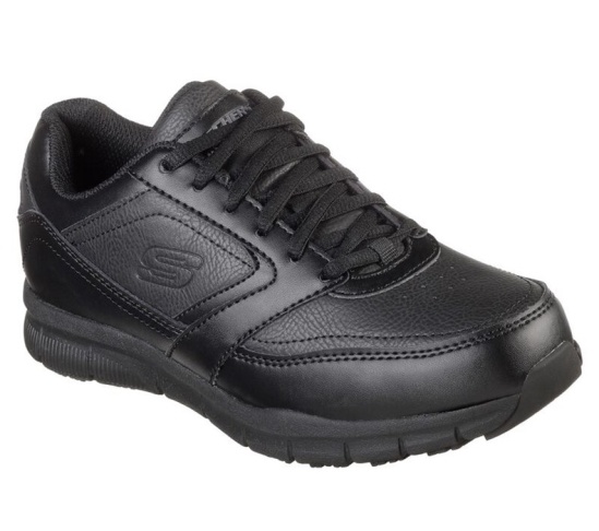 Skechers Relaxed Fit: Nampa - Wyola Sr Pracovne Cizmy Damske Čierne | 619-GKOPYM