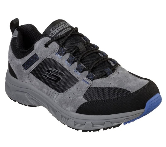 Skechers Relaxed Fit: Oak Canyon Tenisky Panske Siva / Čierne | 746-NUYFDH