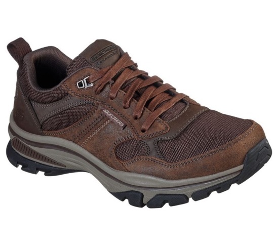 Skechers Relaxed Fit: Ralcon - Tomlin Tenisky Panske Hnede | 514-SHBRXA