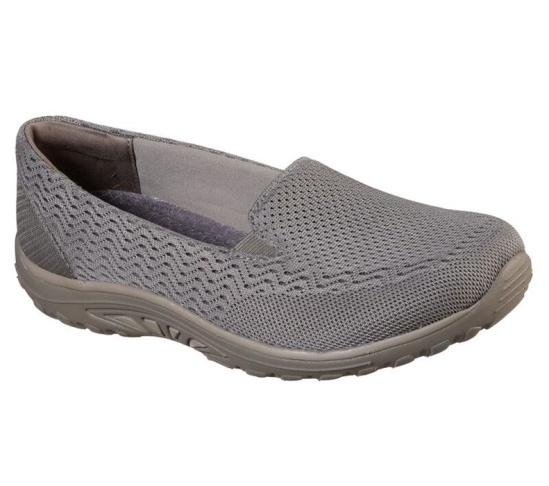 Skechers Relaxed Fit: Reggae Fest - Pillows Balerinky Damske Tmavo Siva | 159-YQMSAP