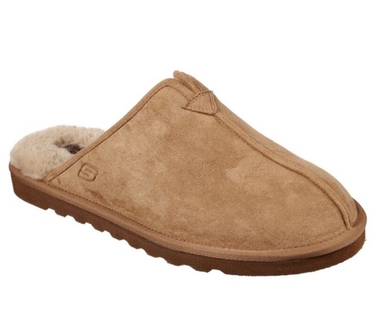 Skechers Relaxed Fit: Renten - Palco Slip On Panske Hnede | 435-OEKXQG