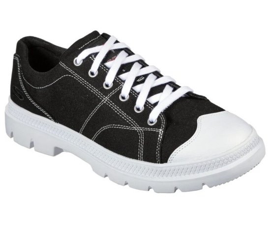 Skechers Relaxed Fit: Roadout - Alero Tenisky Panske Čierne | 394-BOFPLQ