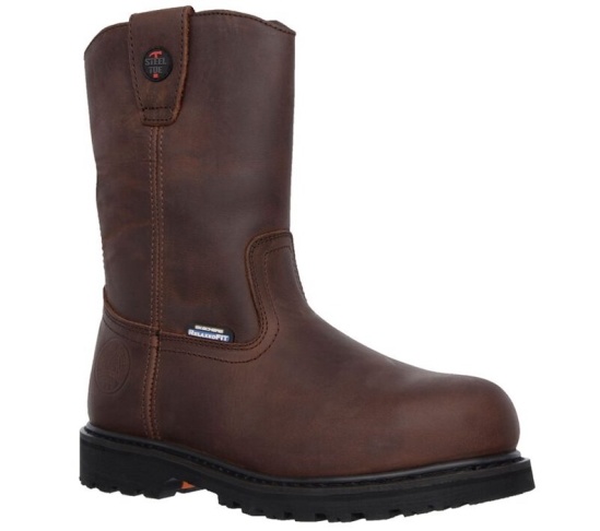 Skechers Relaxed Fit - Ruffneck St Pracovne Cizmy Panske Tmavo Hnede | 871-ISARZN