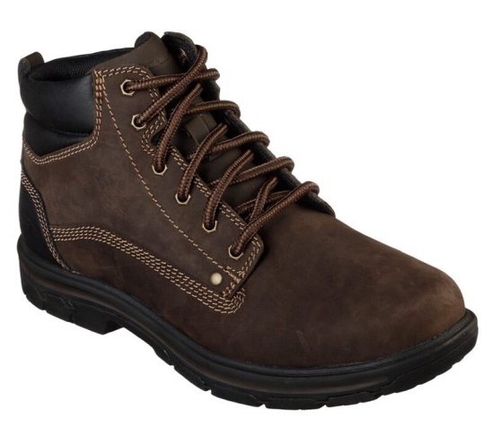 Skechers Relaxed Fit: Segment - Garnet Cizmy Panske Čokoláda | 754-RESAIJ