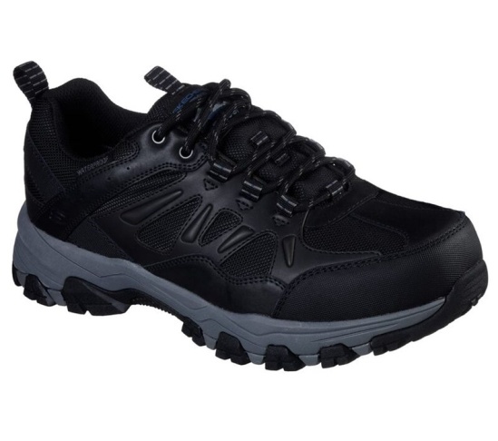 Skechers Relaxed Fit: Selmen - Enago Turisticke Topanky Panske Čierne | 638-UVKZDM
