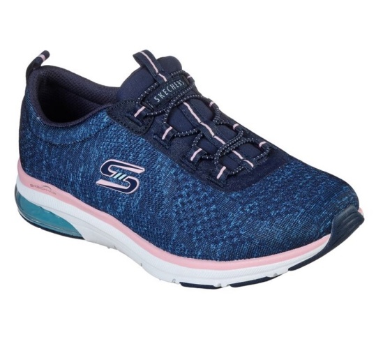 Skechers Relaxed Fit: Skech-Air Edge - Brite Times Slip On Damske Námornícka Modrá / Ruzove | 452-SN