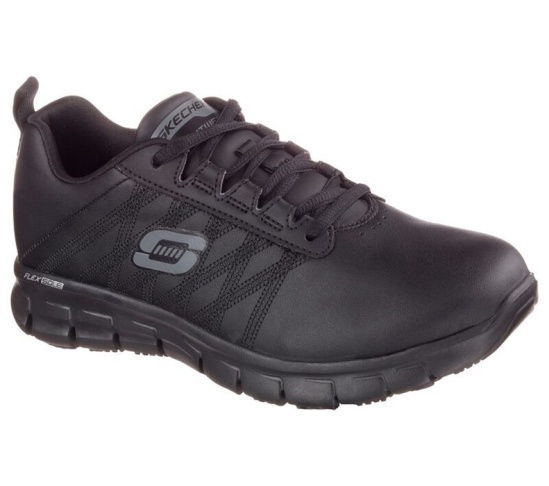 Skechers Relaxed Fit: Sure Tracking - Erath Sr Pracovne Cizmy Damske Čierne | 502-PKALZQ