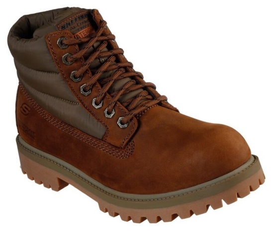 Skechers Relaxed Fit: Verdict - Verno Cizmy Panske Hnede | 034-IGNACF