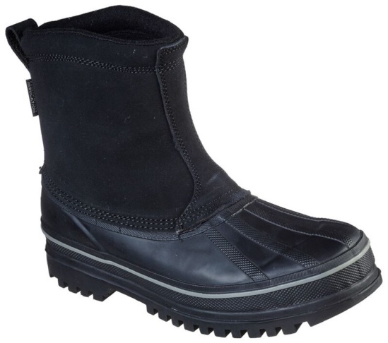 Skechers Revine Cizmy Panske Čierne | 453-HNXSTC