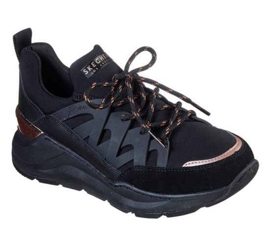 Skechers Rovina - Street Rovers Slip On Damske Čierne | 632-XPRWUJ