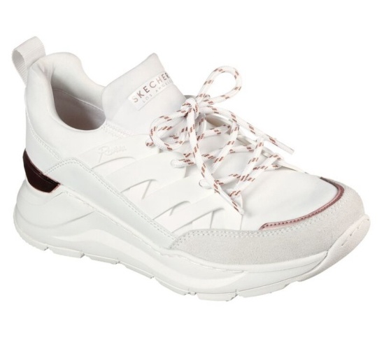 Skechers Rovina - Street Rovers Slip On Damske Biele | 645-JKUNQZ