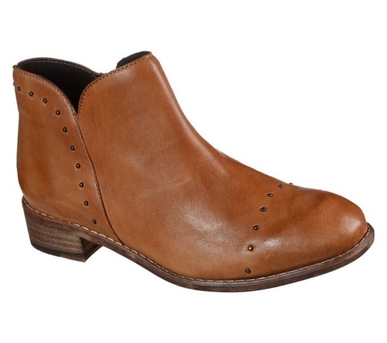 Skechers Rue - Studded Out Cizmy Damske Hnede | 285-WPCHUD