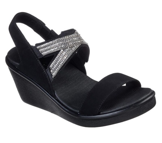 Skechers Rumble On - Chart Topper Sandale Damske Čierne | 254-MIDHTE