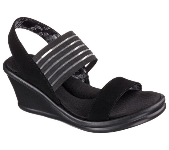 Skechers Rumblers - Sci Fi Sandale Damske Čierne | 862-CYZLFS