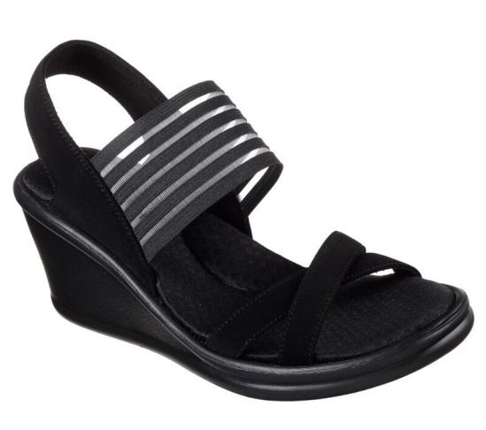 Skechers Rumblers - Solar Burst Sandale Damske Čierne | 465-BYSZJC