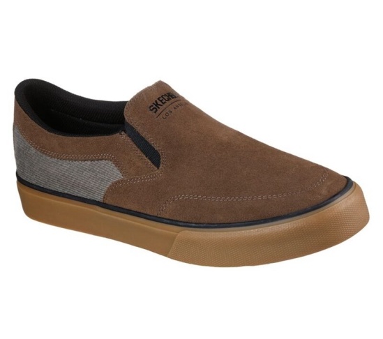 Skechers Sc - Gatlyn Slip On Panske Olivovo Zelená | 908-NZBTKQ