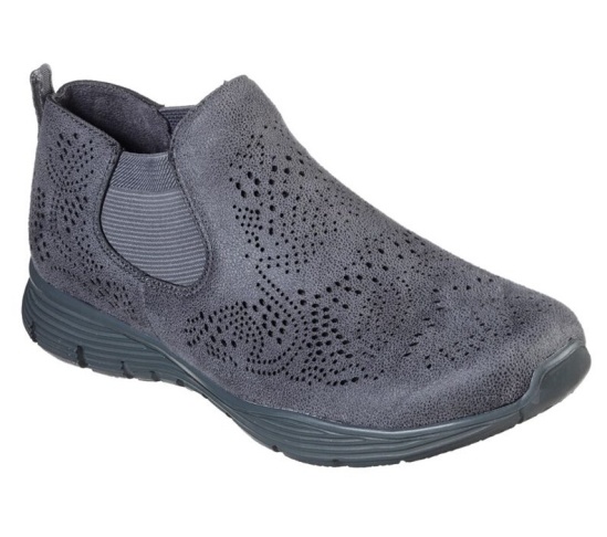 Skechers Seager - Rooky Topanky Casual Damske Tmavo Siva | 078-VUYAOX