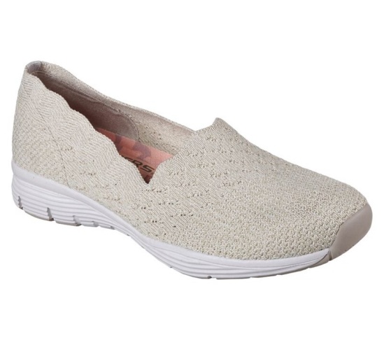 Skechers Seager - Stat Balerinky Damske Béžové | 708-YDUBCE