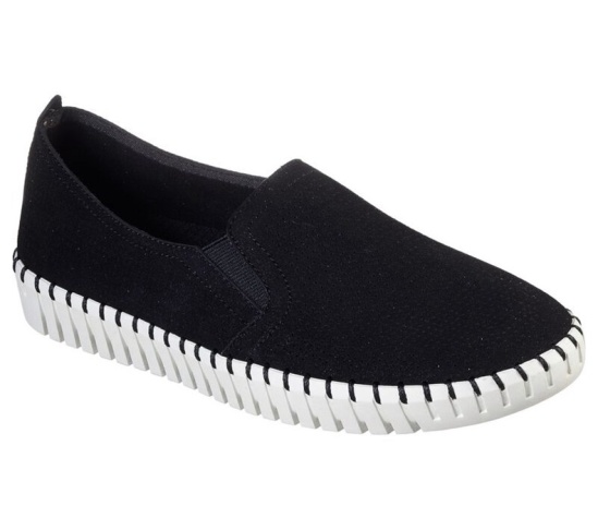 Skechers Sepulveda Blvd - Envelop Balerinky Damske Čierne / Biele | 617-DJTHPK