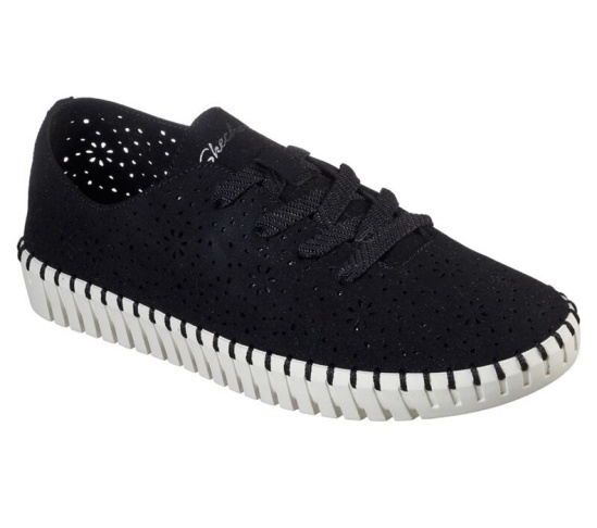 Skechers Sepulveda Blvd - Floral Maze Tenisky Damske Čierne / Biele | 390-NEXUWS