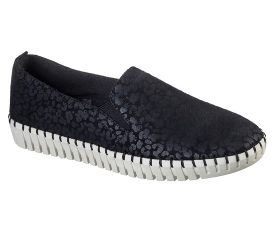 Skechers Sepulveda Blvd - Prowled Balerinky Damske Čierne / Biele | 067-XLWYGI