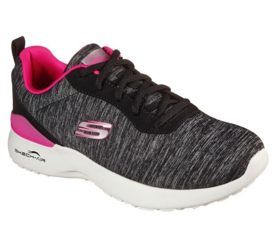 Skechers Skech-Air Dynamight - Paradise Waves Tenisky Damske Čierne / Ruzove | 486-OQEARW