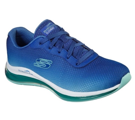 Skechers Skech-Air Element 2.0 Tenisky Damske Námornícka Modrá / Svetlo Tyrkysové | 519-QXWVOC