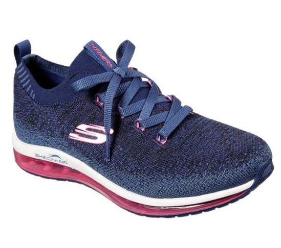 Skechers Skech-Air Element - Brisk Motion Slip On Damske Námornícka Modrá / Ruzove | 830-NUKXAC
