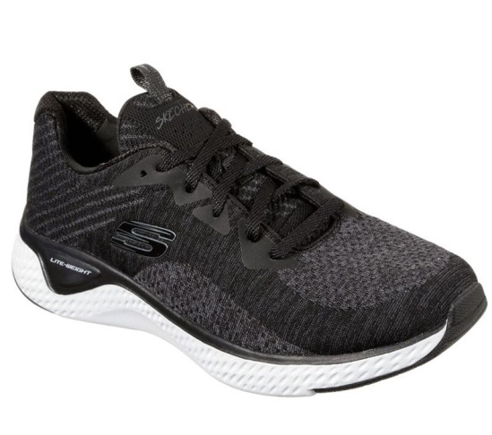 Skechers Solar Fuse - Brisk Escape Tenisky Damske Čierne / Biele | 784-NDAZKL